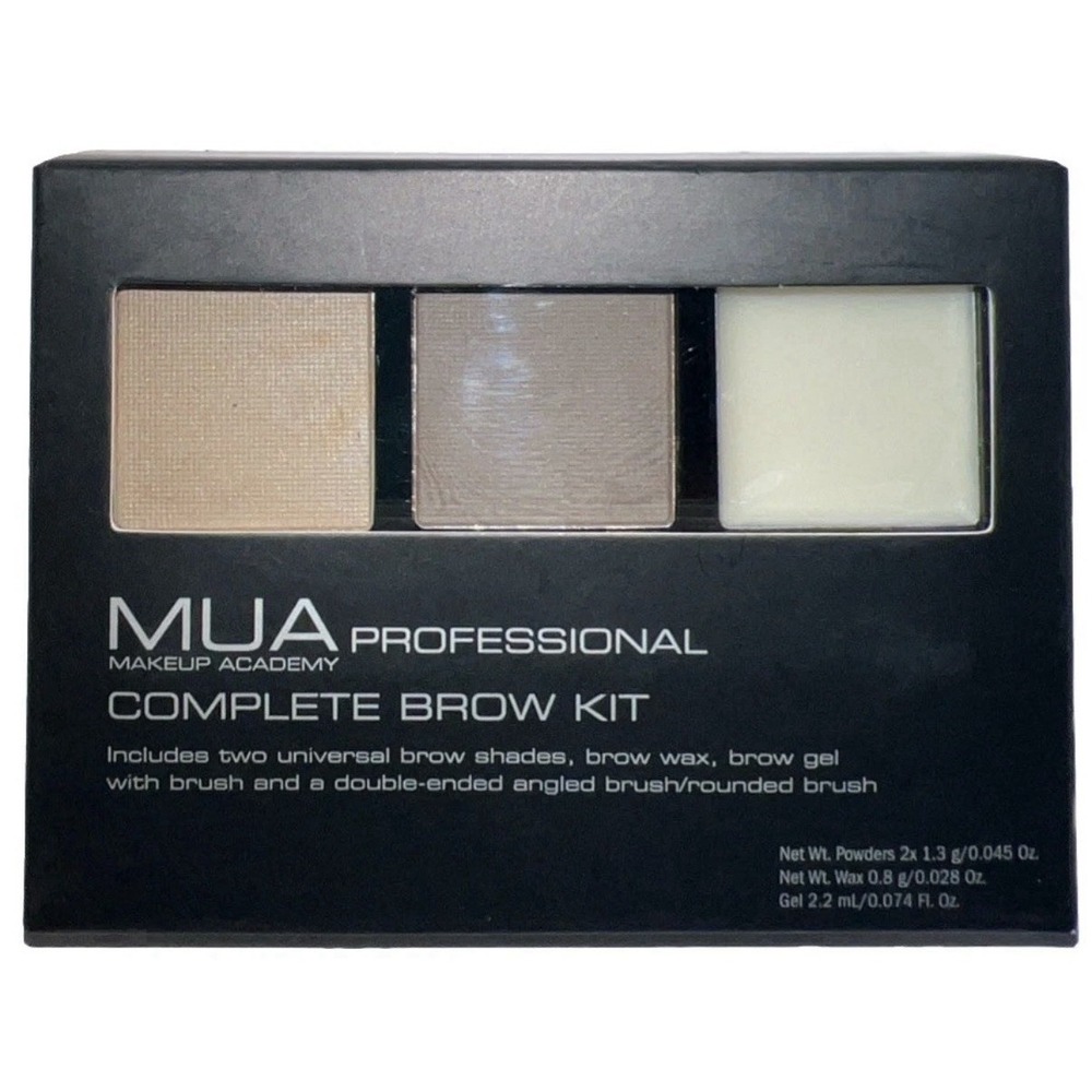 MUA Makeup Academy Complete Brow Kit. New Sealed in Box. Discontinued/RARE!